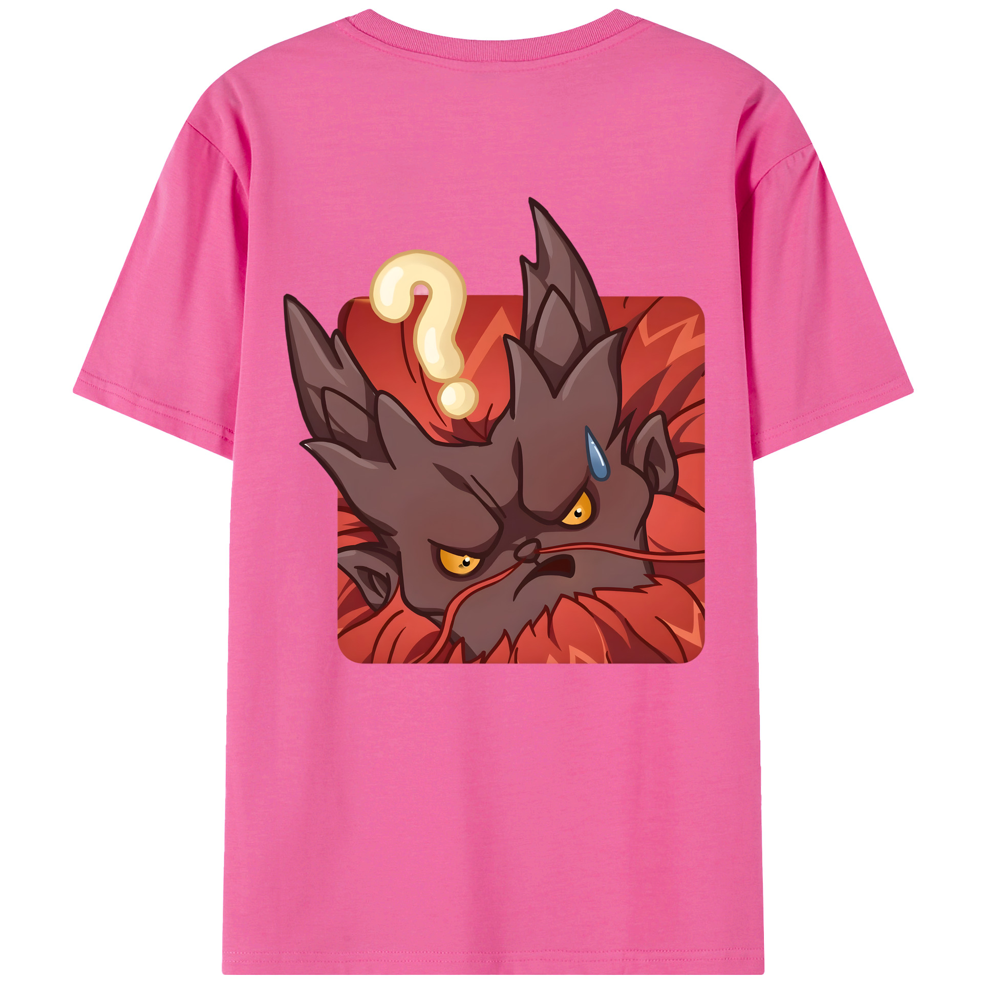 （画像用） Ne Zha 2 ナタ 魔童の大暴れ レディース半袖Tシャツ(バックプリント)
